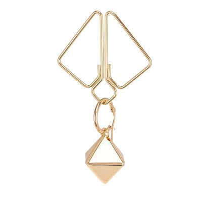 Затискачі для сосків з підвіскою LOCKINK Nipple Clamps with Heavy Pendant Golden зображення