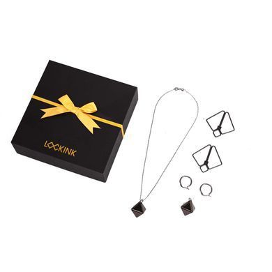 Затискачі для сосків з підвіскою LOCKINK Nipple Clamps with Heavy Pendant Golden зображення