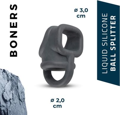 Потрійне ерекційне кільце Boners Silicone Ball Splitter зображення