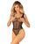 Боди-сетка с доступом Obsessive B336 crotchless teddy, размер S/M/L картинка