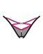 Прозорі трусики з доступом Obsessive Novenes crotchless thong, розмір XS/S картинка 3