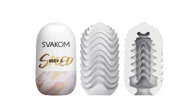 Набор яиц-мастурбаторов с волнами Svakom Hedy X - Speed (Скорость) картинка