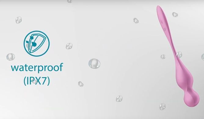 Вагинальные смарт-шарики с вибрацией Satisfyer Love Birds 1 Connect App White (78 г) картинка