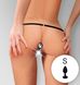 Женские трусики с силиконовой анальной пробкой Art of Sex Sexy Panties plug Black, размер XS-2XL (пробка size S) картинка 1