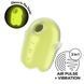 Вакуумний стимулятор із вібрацією, що світься у темряві Satisfyer Glowing Ghost Yellow картинка 1