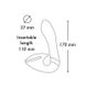 Вагінально-кліторальний вібратор Shunga Soyo Intimate Massager Rasberry (діаметр 3,7 см) картинка 4