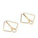 Затискачі для сосків з підвіскою LOCKINK Nipple Clamps with Heavy Pendant Golden картинка 8
