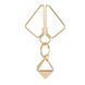Затискачі для сосків з підвіскою LOCKINK Nipple Clamps with Heavy Pendant Golden картинка 9
