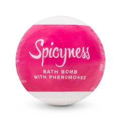 Бомбочка для ванни з феромонами Obsessive Bath bomb with pheromones Spicy (100 г) зображення