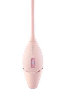 Смарт пульсатор з вакуумним стимулятором KISSTOY Cathy III Pink (діаметр 2,5 см) зображення
