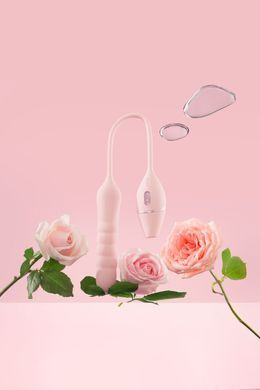 Смарт пульсатор з вакуумним стимулятором KISSTOY Cathy III Pink (діаметр 2,5 см) зображення