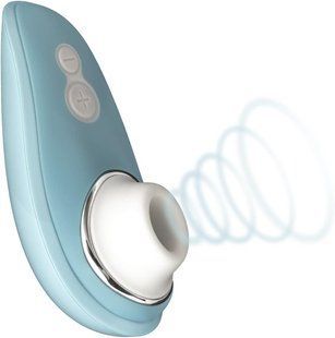 Вакуумный стимулятор для клитора Womanizer Liberty Blue (магнитный корпус) картинка