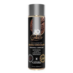 Їстівна змазка JO GELATO Double Chocolate (шоколад) 120 мл зображення