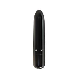 Віброкуля з кристалами PowerBullet Pretty Point Rechargeable Black зображення