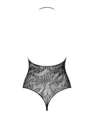 Ажурное боди с открытой спинкой Obsessive B119 teddy, размер S/M/L картинка