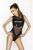 Сексуальное боди Passion Erotic Line CLOVER BODY black XXL/XXXL картинка