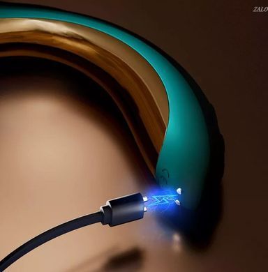 Вібратор для точки G з підігрівом та пульсацією Zalo Talis G-Spot PulseWave Vibrator Turquoise Green (діаметр 3,3 см) зображення