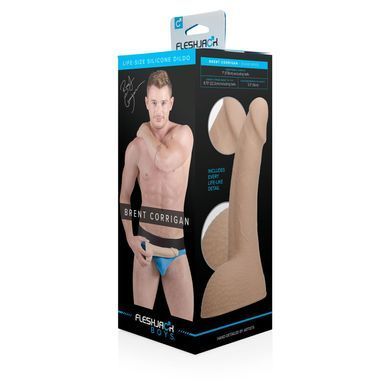 Фаллоимитатор реалистичный Fleshjack Boys: Brent Corrigan Dildo (диаметр 4,5 см) картинка