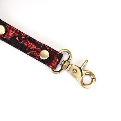 Шкіряна хрестовина з мереживом Liebe Seele Victorian Garden Hogtie зображення