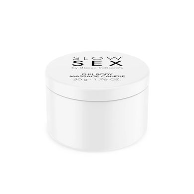 Масажна свічка Bijoux Indiscrets SLOW SEX Massage Candle (50 г) зображення