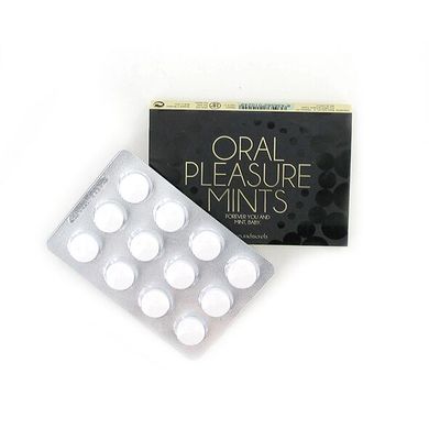 М'ятні цукерки для орального сексу Bijoux Indiscrets Oral Pleasure Mints Peppermint (12 шт) зображення