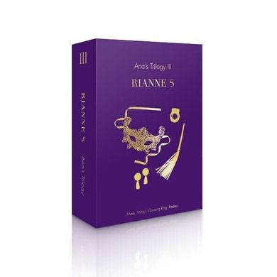 Подарочный набор RIANNE S Ana's Trilogy Set III: эрекционное кольцо, ажурная маска, пестис, плеть картинка