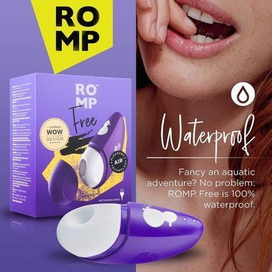Вакуумний кліторальний стимулятор Romp Free зображення