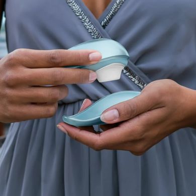 Вакуумний стимулятор для клітора Womanizer Liberty Blue (магнітний корпус) зображення