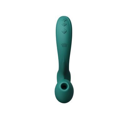 Вібратор для точки G з підігрівом та пульсацією Zalo Talis G-Spot PulseWave Vibrator Turquoise Green (діаметр 3,3 см) зображення
