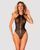 Ажурное боди с открытой спинкой Obsessive B119 teddy, размер S/M/L картинка
