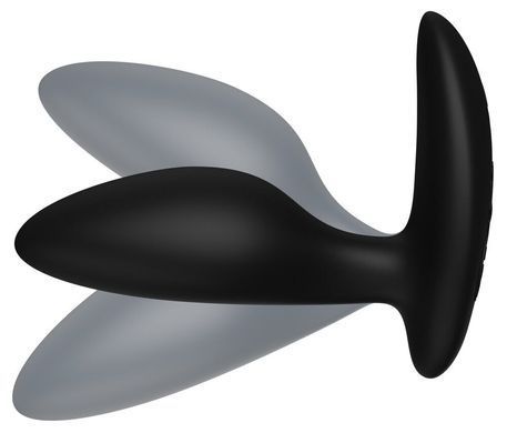 Анальная смарт-вибропробка с пультом ДУ We-Vibe Ditto+ Satin Black (диаметр 3,2 см) картинка