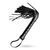 Батіг-флогер з екошкіри Whipped Beat It Flogger Black зображення