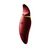 Вібратор 2в1 з язичком та кристалом Swarovski Zalo Hero Wine Red (діаметр 4,3 см) зображення
