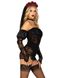 Еротичний костюм чорної нареченої Leg Avenue Heartbreak Bride, розмір XS картинка 3