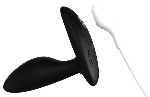Анальная смарт-вибропробка с пультом ДУ We-Vibe Ditto+ Satin Black (диаметр 3,2 см) картинка