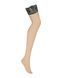 Чулки с кружевом Obsessive Nutris stockings, размер XS/S картинка 2