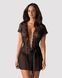 Пеньюар з мереживом Obsessive Alluria peignoir & thong, розмір L/XL картинка 1