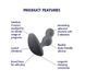 Смарт массажер простаты Satisfyer Deep Diver Grey (диаметр 3,3 см) картинка 10