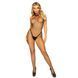 Бодистокинг в большую сетку с доступом Leg Avenue Racer neck bodystocking Black картинка 1