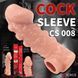 Насадка на член з отвором для мошонки Kokos Cock Sleeve CS 008, розмір M картинка 8