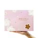 Подарочная коробка с цветами розовая,  размер L (28,5 x 21,5 x 11 cм) картинка 2