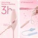Смарт пульсатор з вакуумним стимулятором KISSTOY Cathy III Pink (діаметр 2,5 см) картинка 12