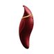 Вібратор 2в1 з язичком та кристалом Swarovski Zalo Hero Wine Red (діаметр 4,3 см) картинка 4