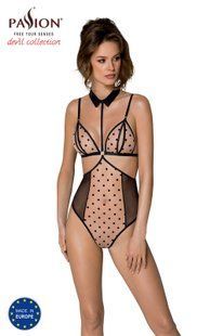Боді з відкритими грудьми Passion DOMINICA BODY beige, розмір L/XL зображення