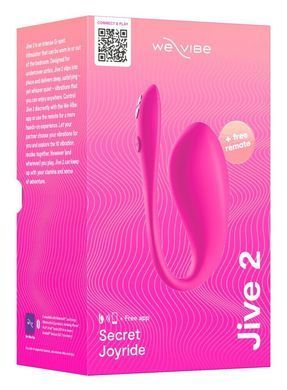 Смарт-виброяйцо с пультом ДУ We-Vibe Jive 2 Electric Pink (диаметр 3,5 см) картинка