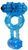 Эрекционное виброкольцо Alive Double Ding Ring Blue картинка
