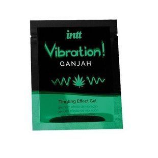 Пробник жидкого вибратора со вкусом конопли Intt Vibration Ganjah (5 мл) картинка