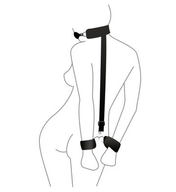 Кляп-куля пластикова з наручниками Art of Sex Handcuffed Gag зображення