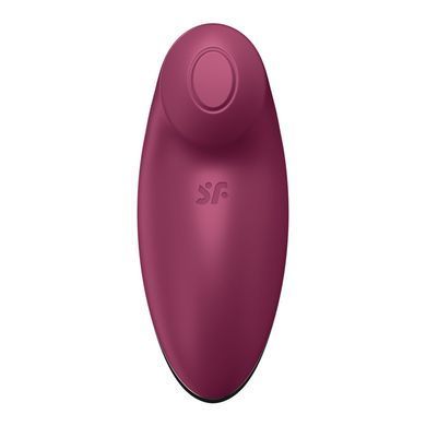 Вибростимулятор-пульсатор с эффектом постукивания пальцем Satisfyer Tap & Climax 2 Red картинка