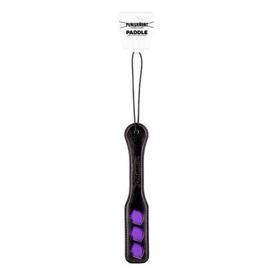Паддл шкіряний Punishment Purple Lips Paddle Black зображення